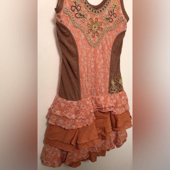 Maude Floral Embroidered Sleeveless Dress - Picture 2 of 6